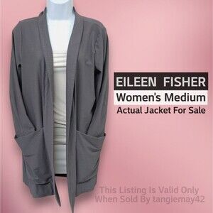 Eileen Fisher Open Cardigan Sweater